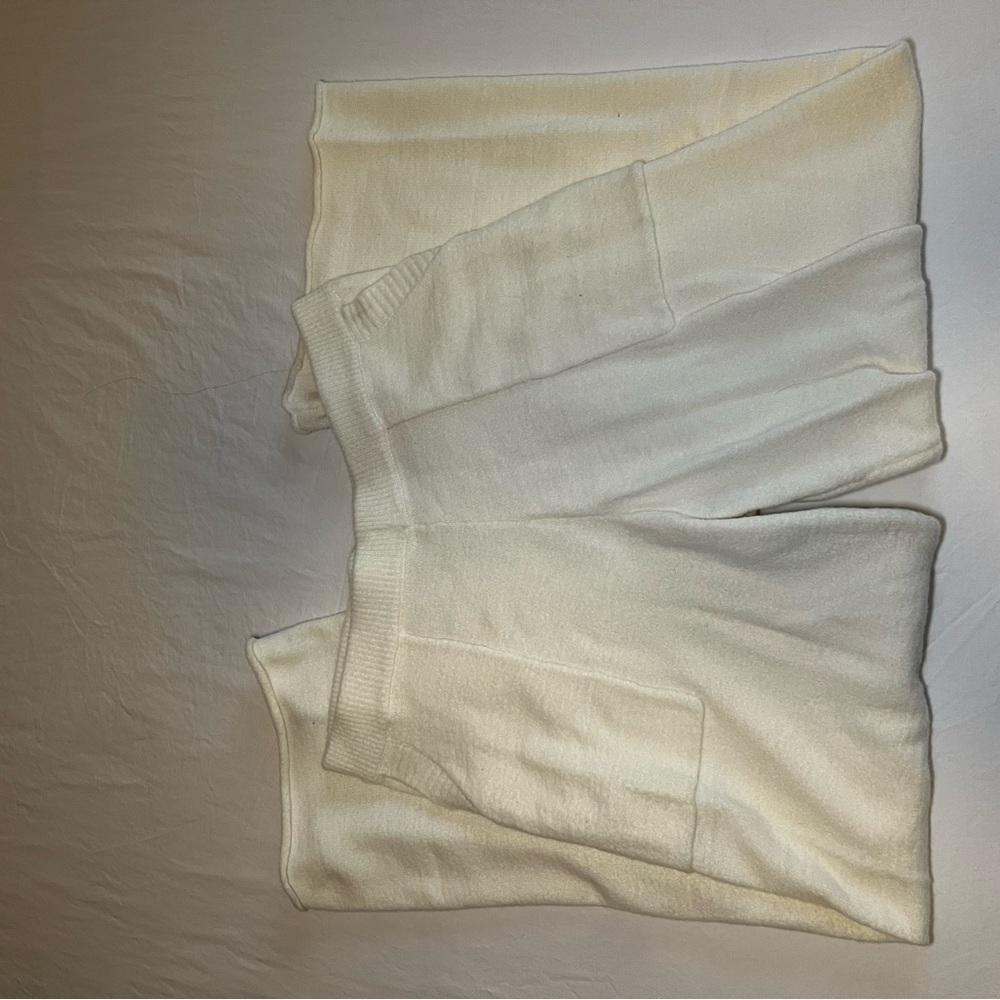 Cozy Cream Knit Pants